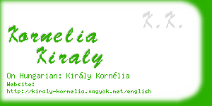 kornelia kiraly business card